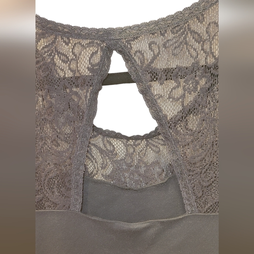 Free People Little Black Dress with Lace Details - Picture 3 of 9